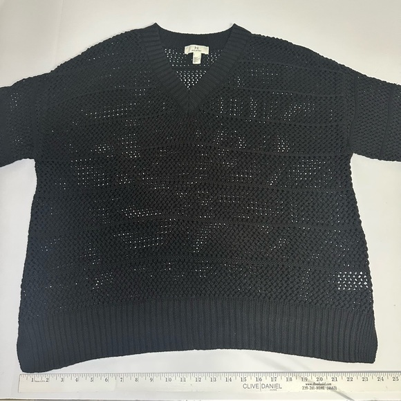 Halston mesh crotchet sweater - Picture 7 of 10